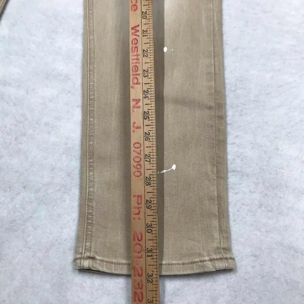 GUESS Jeans Men 36x32 Tan Moto Cargo Slim Taper Distressed Skater Biker